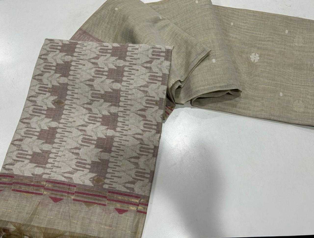 YNF COTTON ANT muga WHOLESALE JAMDANI SAREES MANUFACTURER